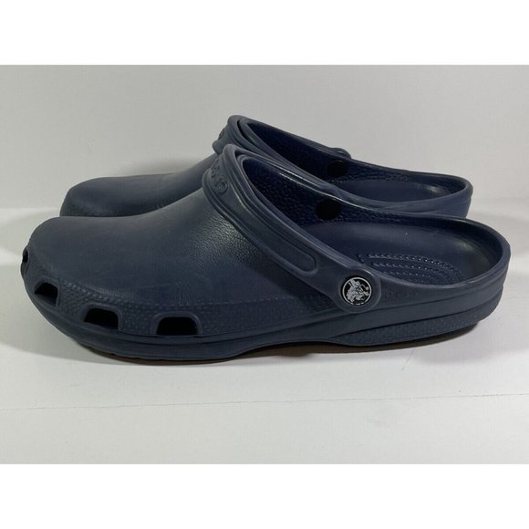 CROCS Cayman Men's 9-11 Black Classic Comfort Clog - Picture 3 of 9